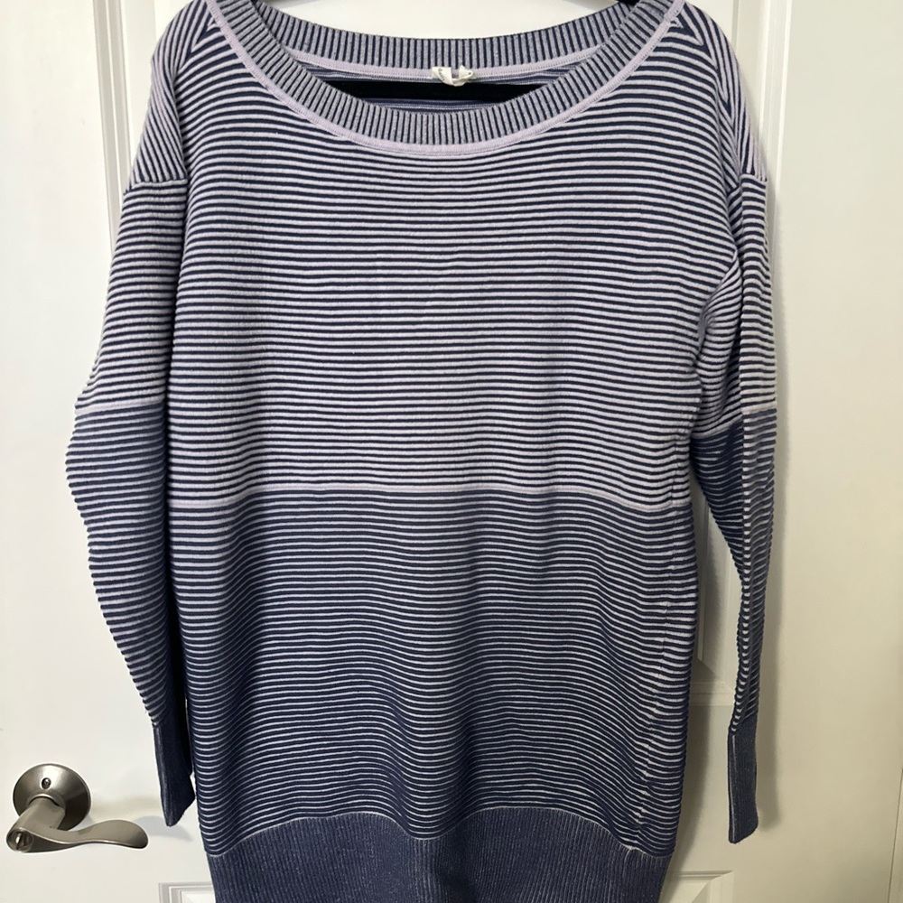 Striped anthro sweater